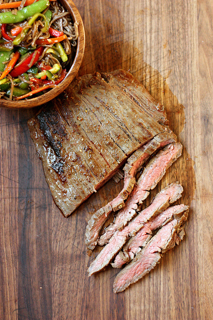 Asian marinated flank steak Elly Says Opa